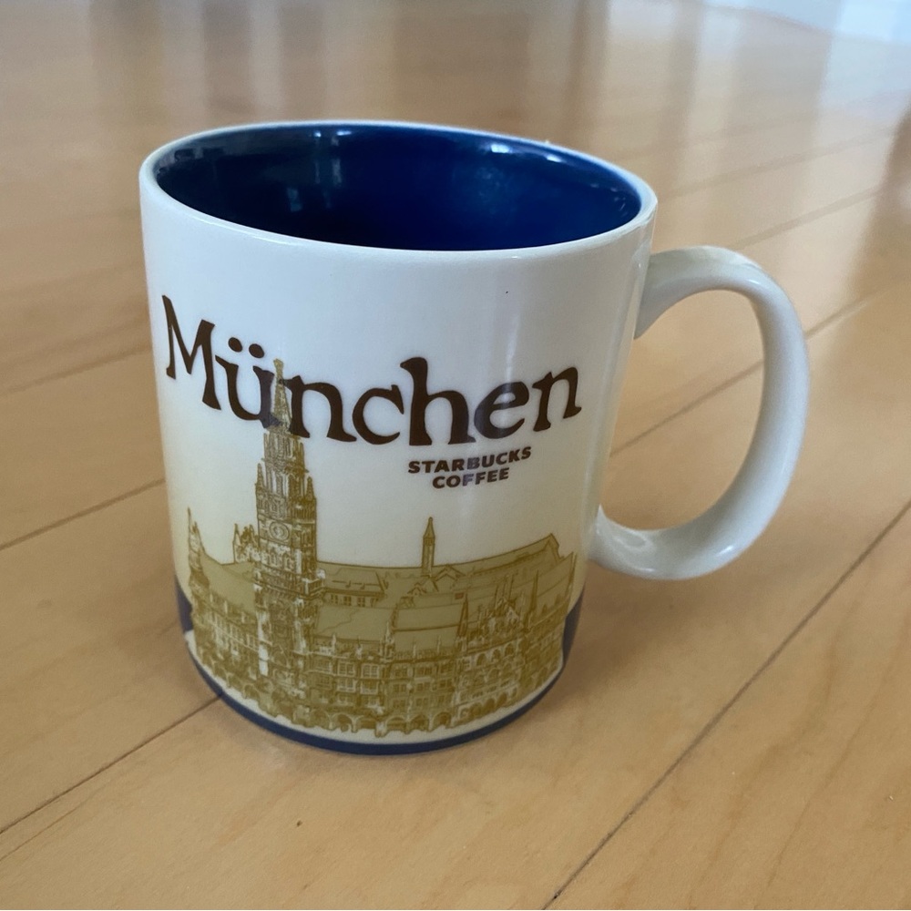 Starbucks 2012 München Collectors Mug - Blue and Tan